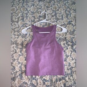 Lululemon Ebb to Street Cropped Racerback Tank Top